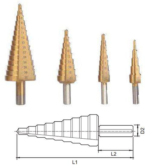SHALL Different Straight Flute Step Drills